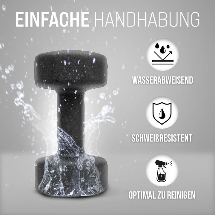 Apollo Hantel Set Kurzhantel | 2 Hanteln | 2er Hantelset | Gewichte für Krafttraining | Kurzhanteln