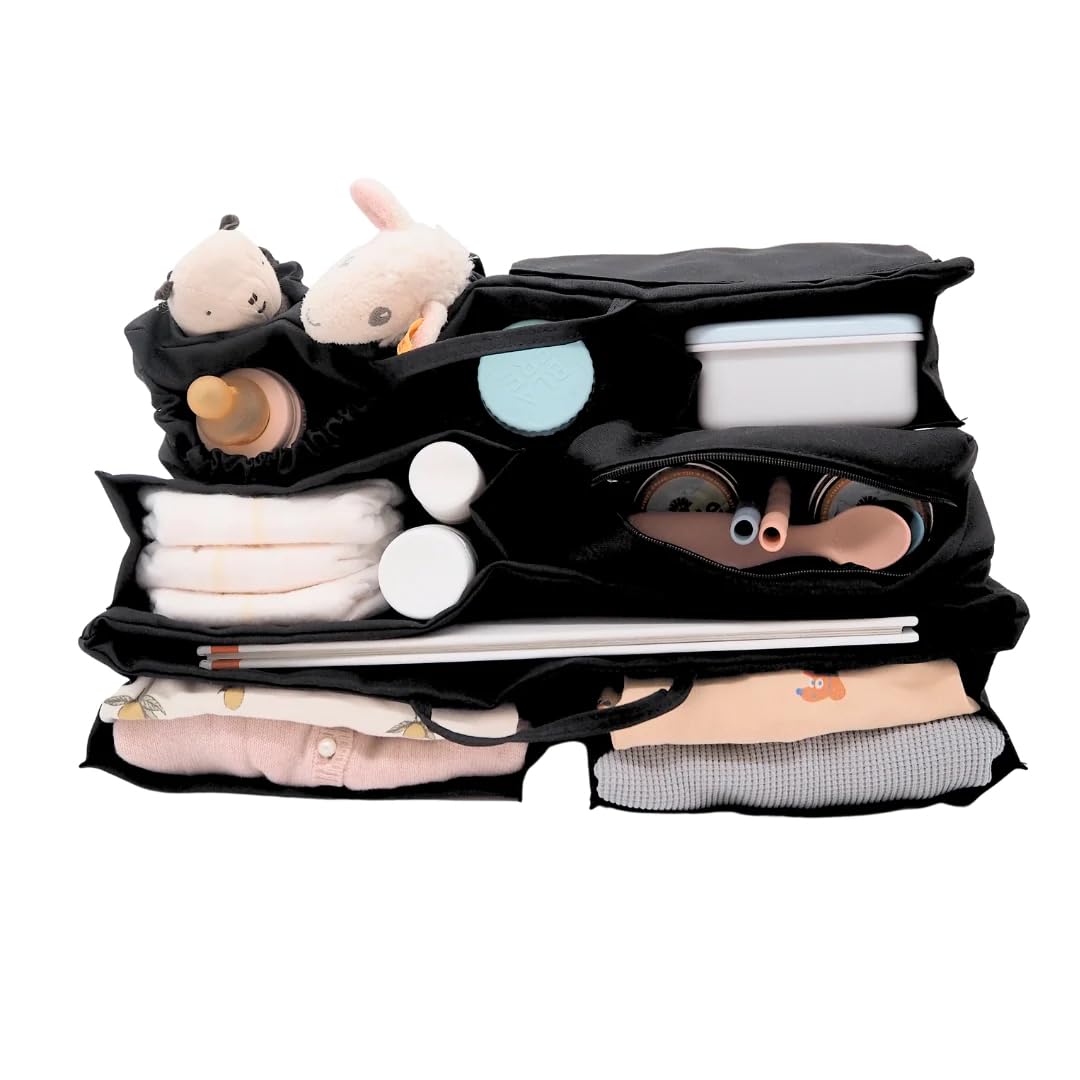 lilibell Wickeltasche Granda - Grosse Babytasche Taschenorganizer Innentasche Baginbag Inlett für di