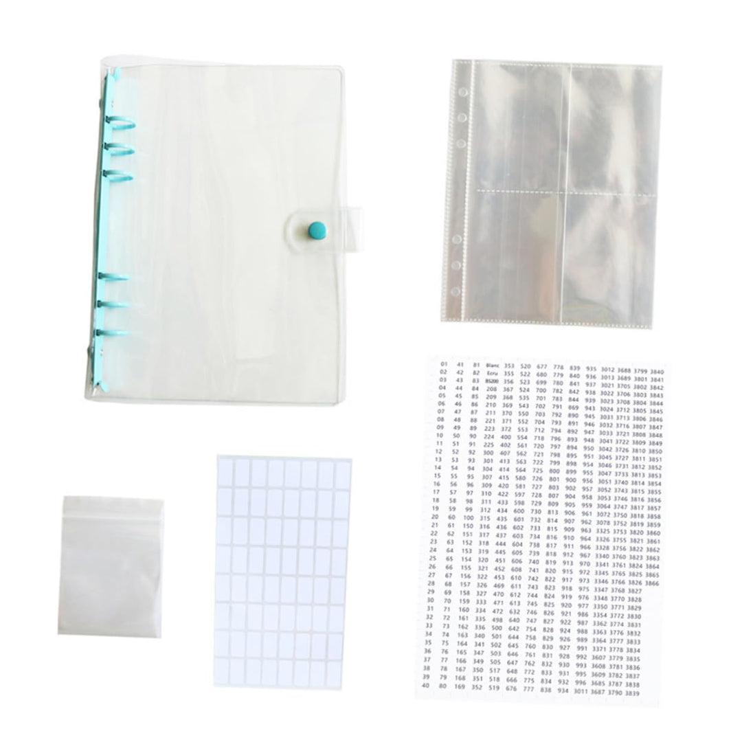 Holibanna 1 Satz Diamant Malerei Aufbewahrungsbuch Set mit Taschen Tragbare Sammelmappe für Strassst