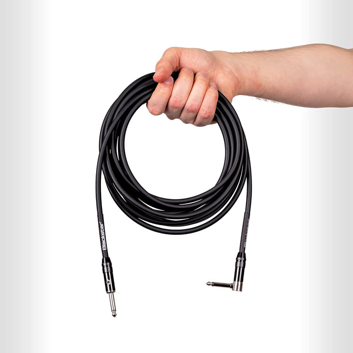 BLACKSTAR Pro Series Instrumentenkabel, gerade, 1/4 Zoll Klinke auf Winkel, 1/4 Zoll Klinke für Bass