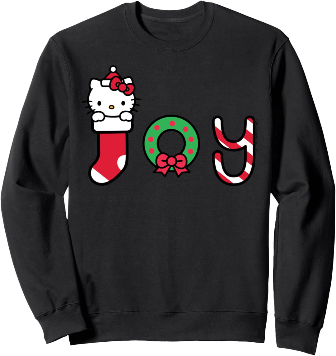 Hello Kitty Cute Father Christmas Joy Santa Sweatshirt