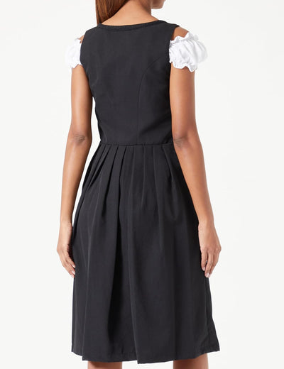 Stockerpoint Damen Dirndl Zita Kleid für besondere Anlässe schwarz, 54 34 Schwarz, 34 Schwarz