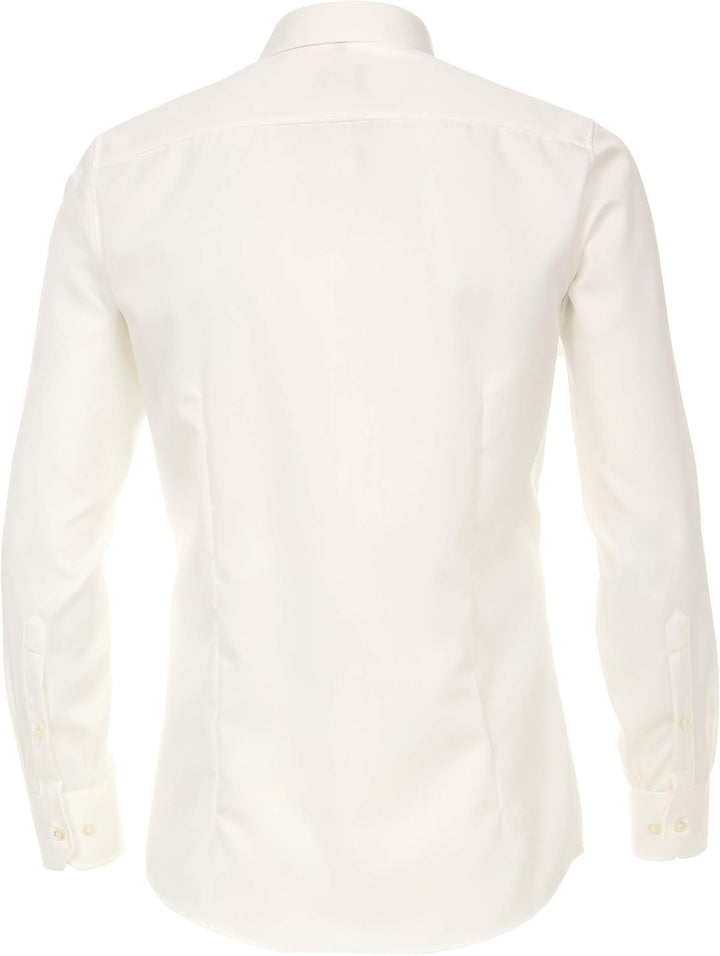 Venti Herren Twill Hemd uninah 001880 Modern Fit 36 Champagner, 36 Champagner