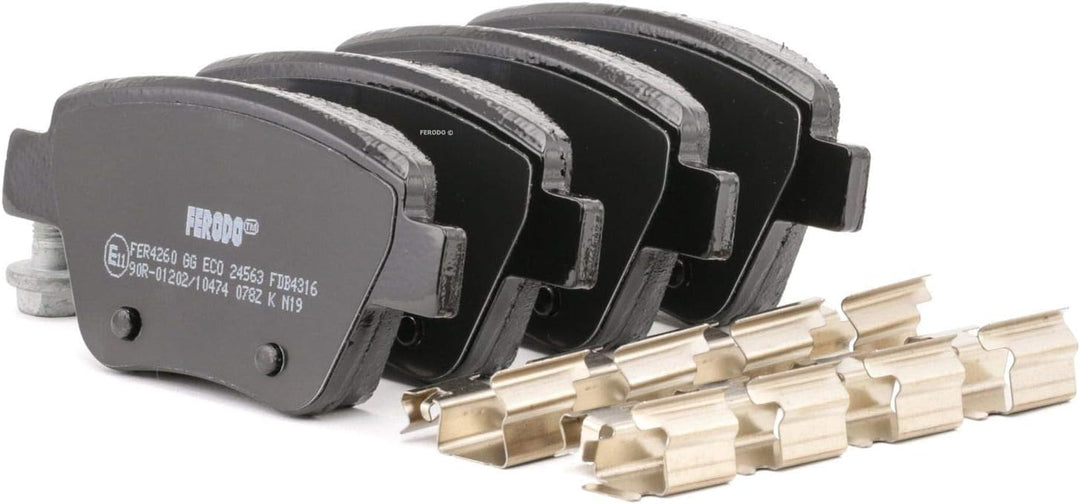 Ferodo FDB4316 PREMIER Bremsbelagsatz, Scheibenbremse - (4-teilig) - (4 Stück)