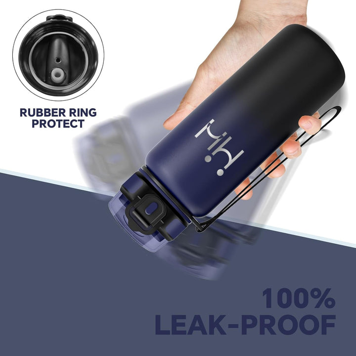Trinkflasche Edelstahl - Auslaufsichere Trinkflasche - Thermobecher 750ml - Leicht zu Reinigen - Iso
