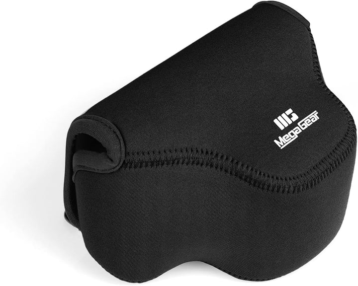 MegaGear Ultraleichte Neopren-Kameratasche kompatibel mit Nikon Z fc (16-50mm) (Black) Mg2012 Schwar