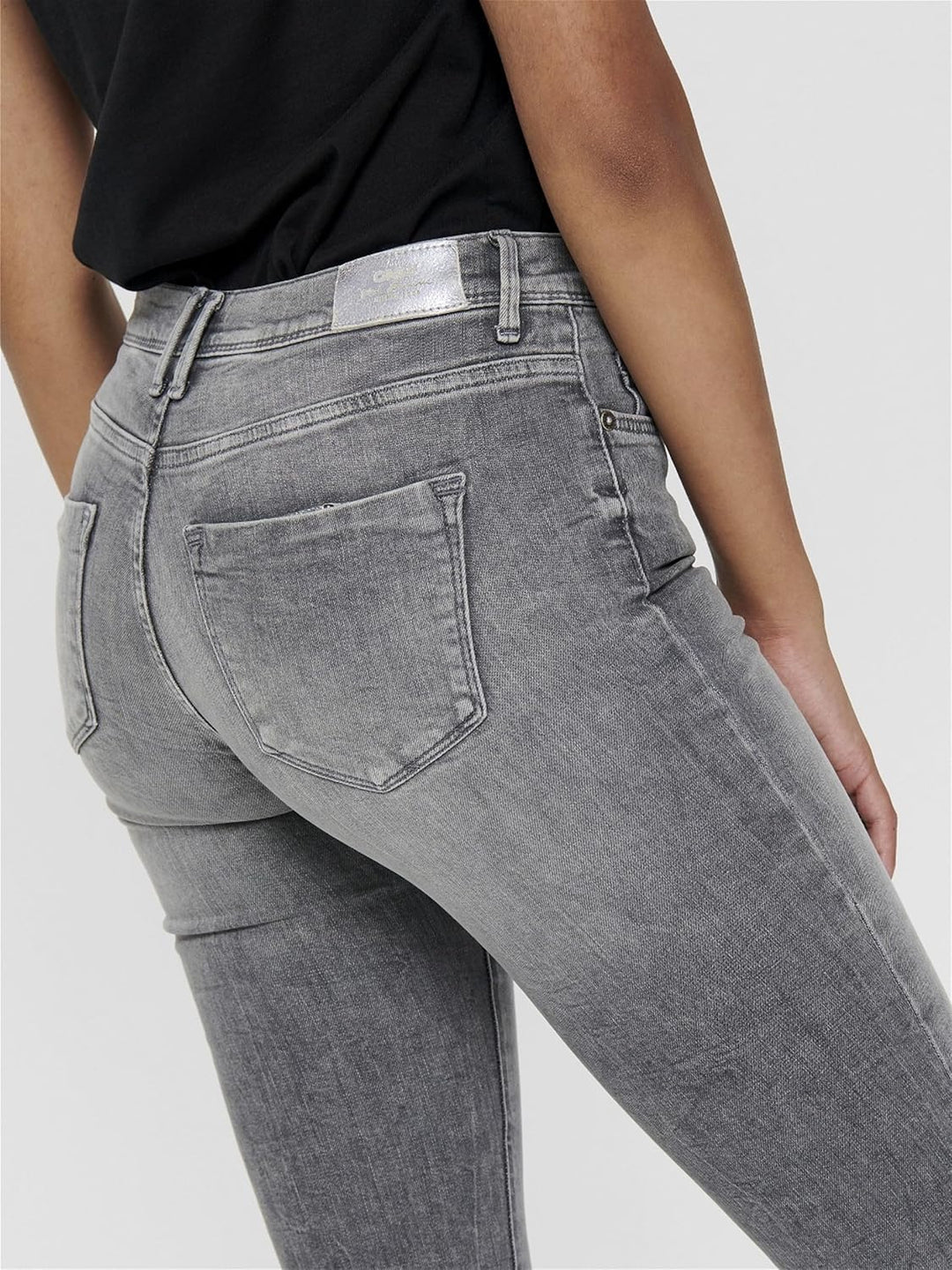 ONLY Shape Life Regular Grey Skinny Jeans 25 Grauer Denim, 25 Grauer Denim
