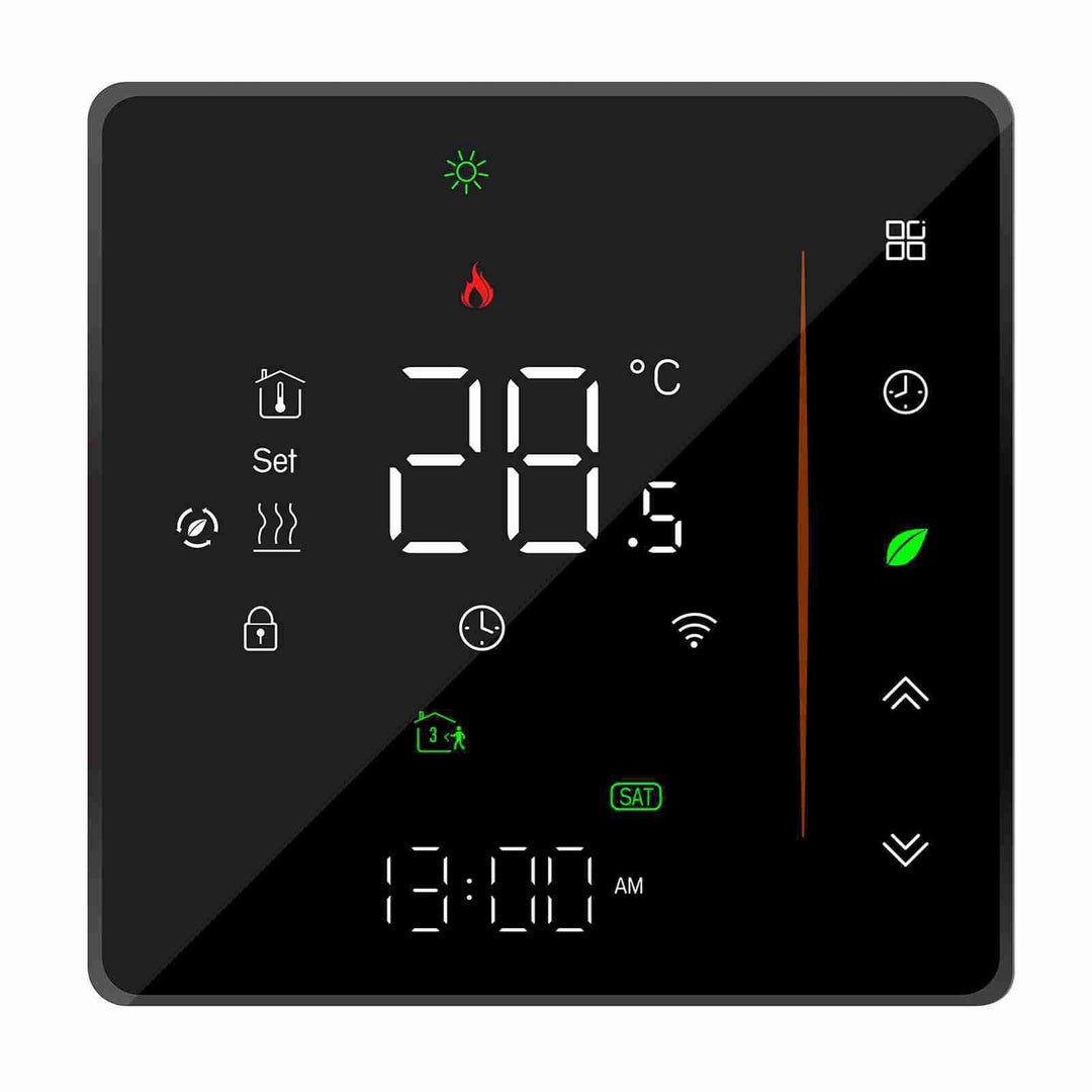 Decdeal WiFi Thermostat Wasser-Fussbodenheizung,Unterstützung Von TUYA/Smart Life,Google Home,Progra