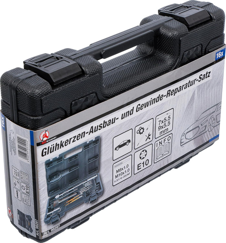 BGS Diy 98297 | Glühkerzen-Ausbau- und Gewinde-Reparatur-Satz