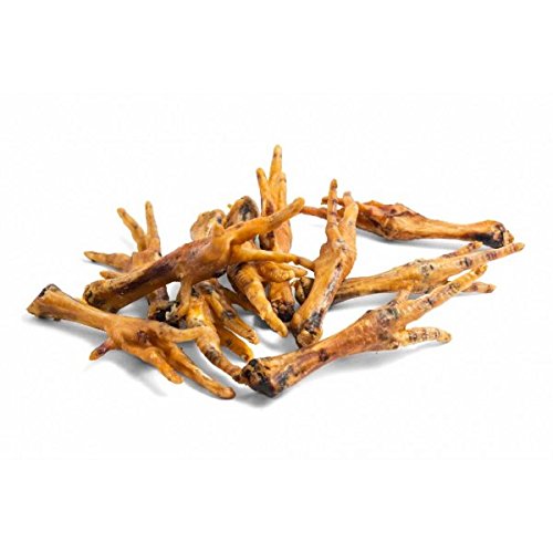 Hühnerfüsse 1kg| Zuper Hühnerkrallen Hähnchenfüsse Hühnerständer Kausnack Kauartikel Hunde Geschenk