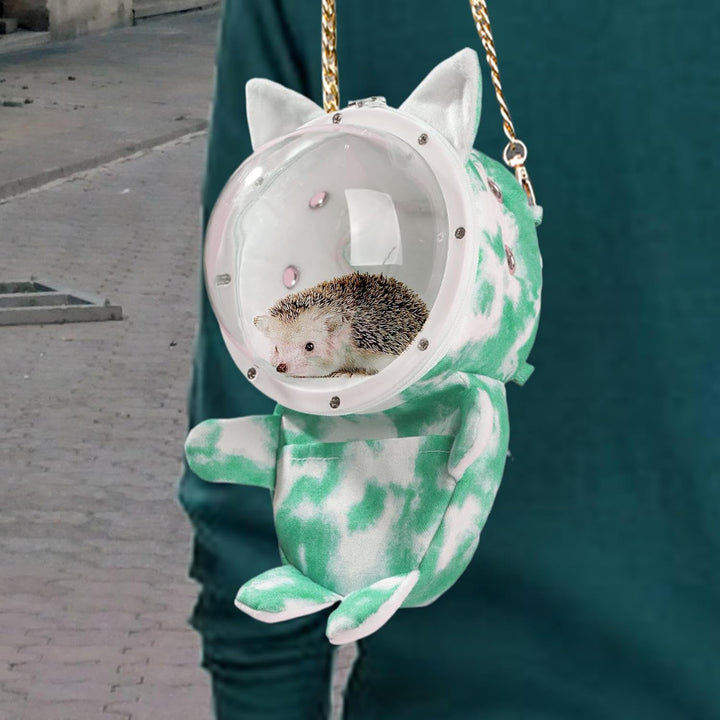 Hamsterträger, Meerschweinchenträger | Transparente Hamstertasche mit Fenster,Sugar Glider-Beutel, I