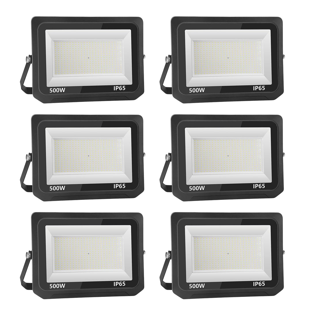 loyal LED Strahler Aussen Fluter Aussen: 500W Superhell Scheinwerfer 6000K Kaltweiss 50000LM - IP65
