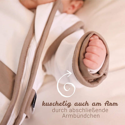 Gesslein 772106 Bubou Babyschlafsack mit abnehmbaren Ärmeln: Temperaturregulierender Ganzjahreschlaf