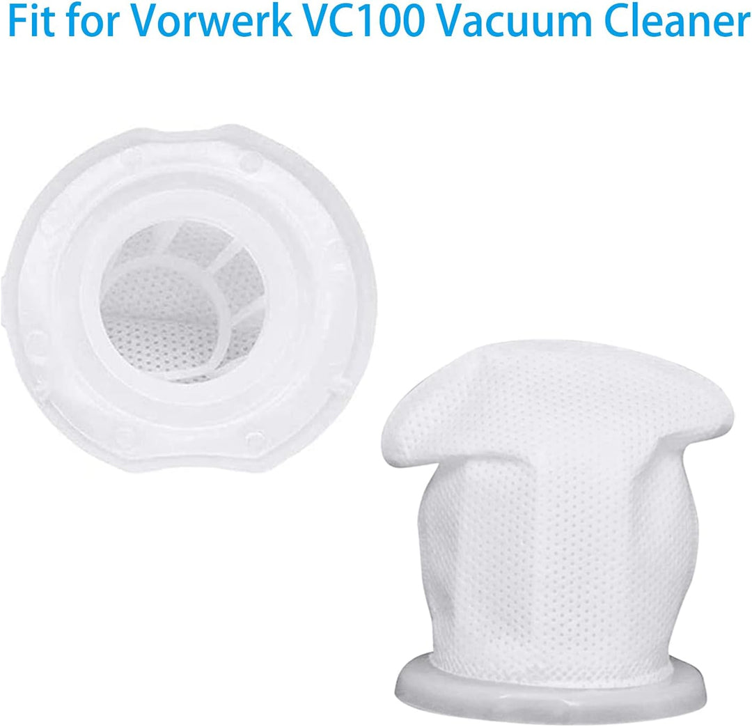 6 Stück Schmutzfilter Filter Zubehör Ersatzteile Ersatzfilter für Vorwerk Akkusauger VC100 VC 100