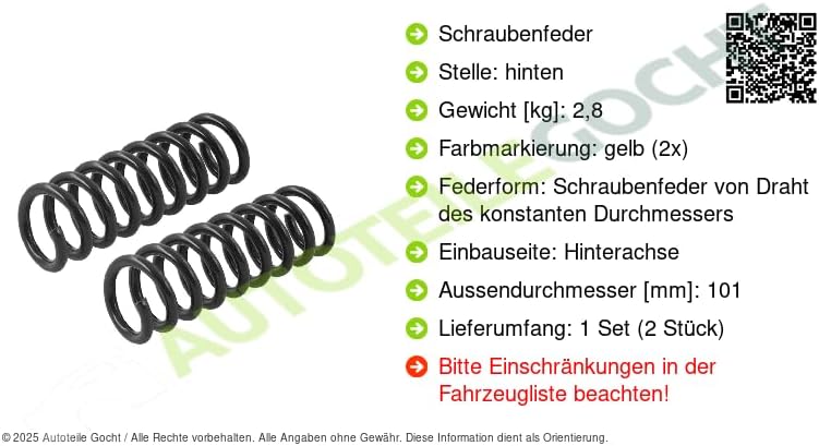 Suplex Schraubenfeder 19175 (einzeln)