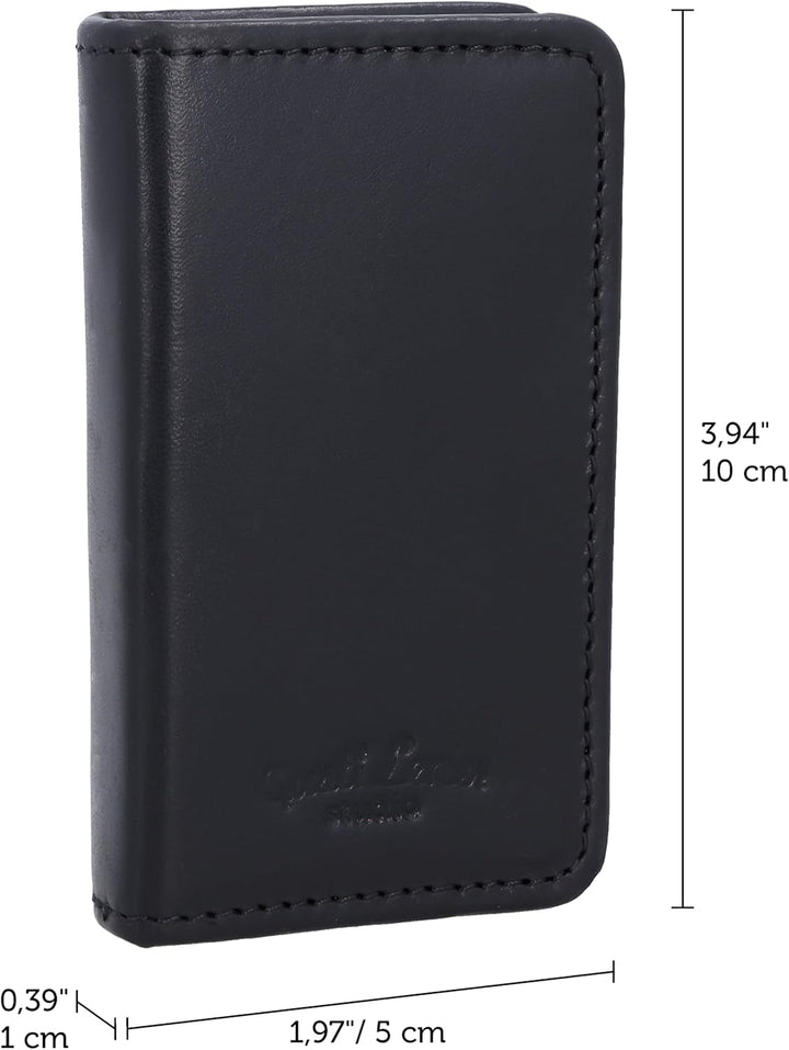 Gusti Leder Maniküre Alizee - Etui Nageletui Nagelpflegeetui Maniküreetui Damen Herren Leder Schwarz