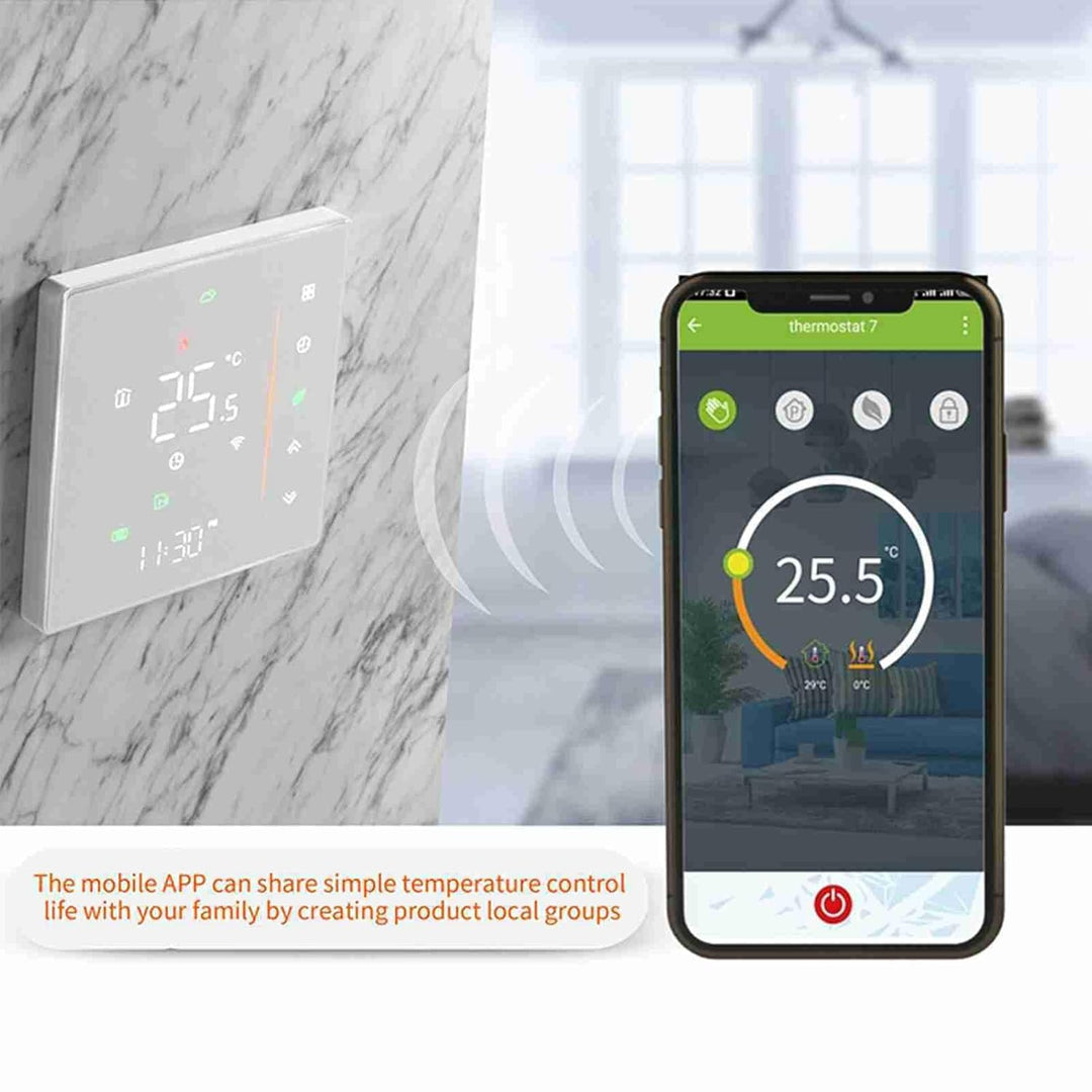 WiFi Smart Thermostat Raumthermostat, Wöchentlich programmierbar Unterstützt Touch Control/Mobile AP
