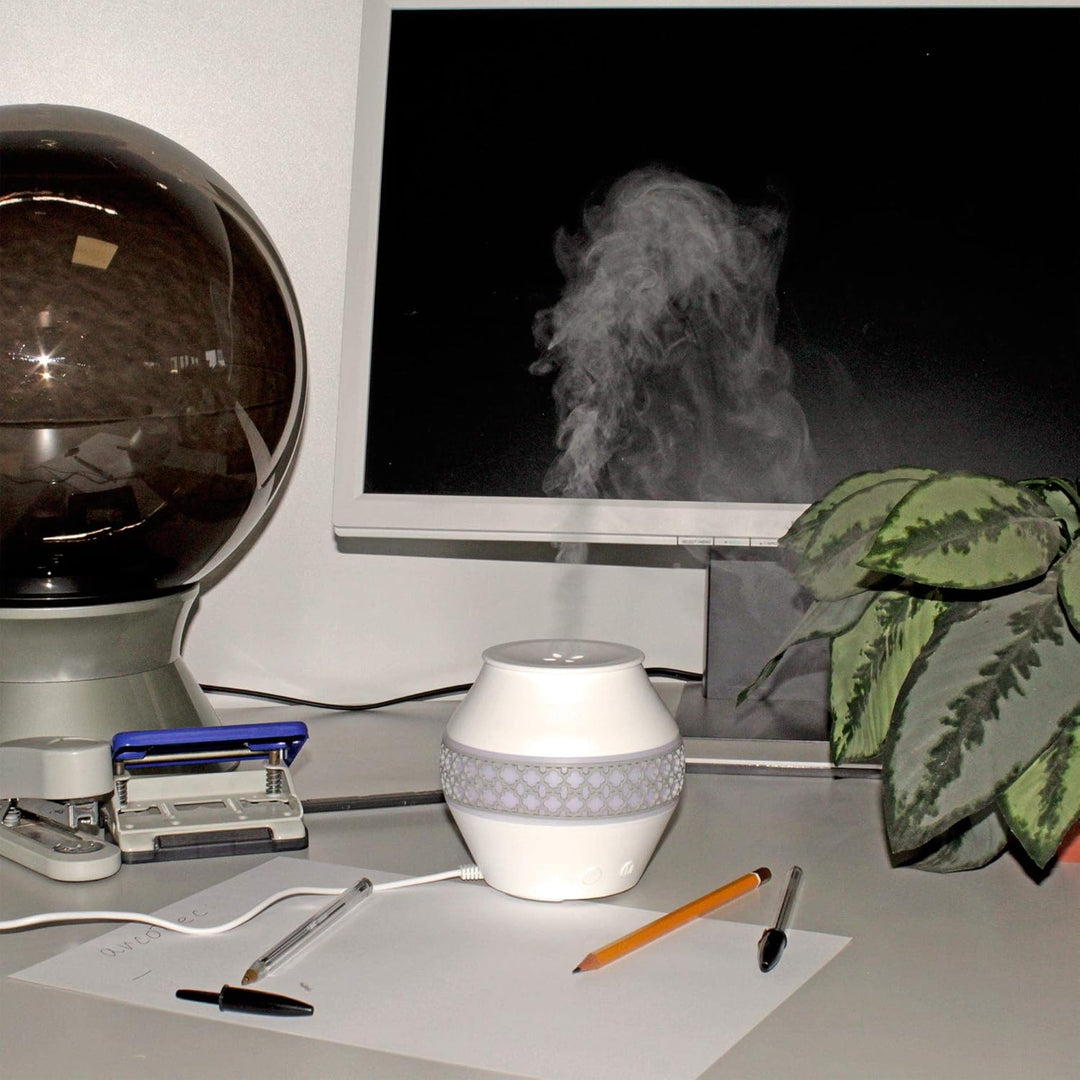 Aroma Diffuser mit LED Farbwechsel Duftlampe Aromalampe elektrisch Ultraschal Aroma Vernebler Humidi