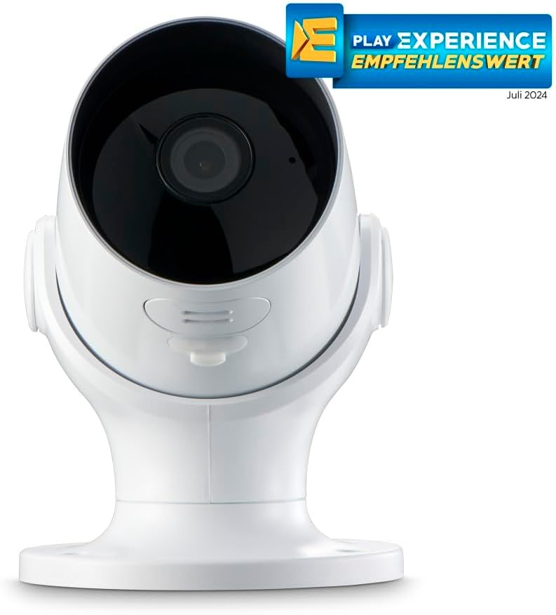 Hama Überwachungskamera WLAN (WLAN Kamera f. aussen, Outdoor-Kamera mit Sprach- u. App-Steuerung, we