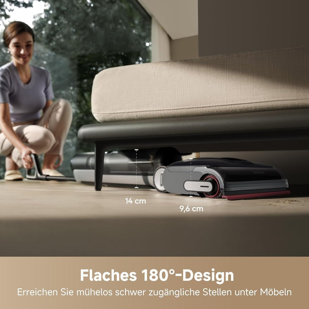 dreame H15 Pro Nass- und Trockensauger, GapFree AI DescendReach Roboterarm, dreifache Kantenabdeckun