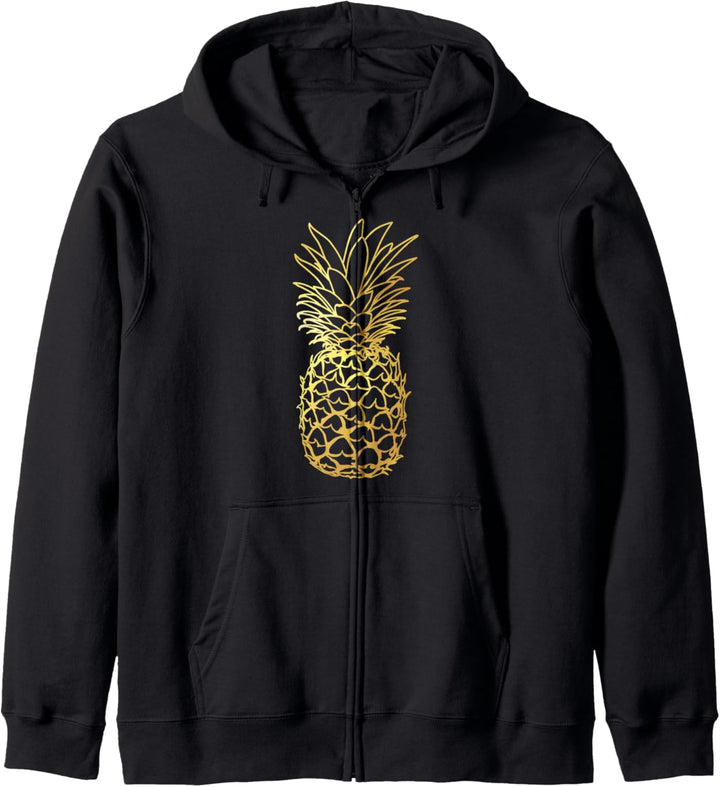 Ananas Aloha Beaches T-Shirt Hawaii Hawaii Vintage Geschenk Kapuzenjacke