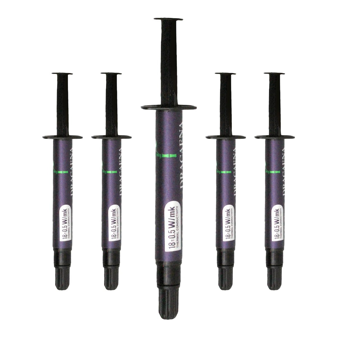 Dracaena.io 5er-Pack CTG12 Wärmeleitpaste 4g, 18 W/mK, CPU GPU 5 pcs CTG12, 5 pcs CTG12
