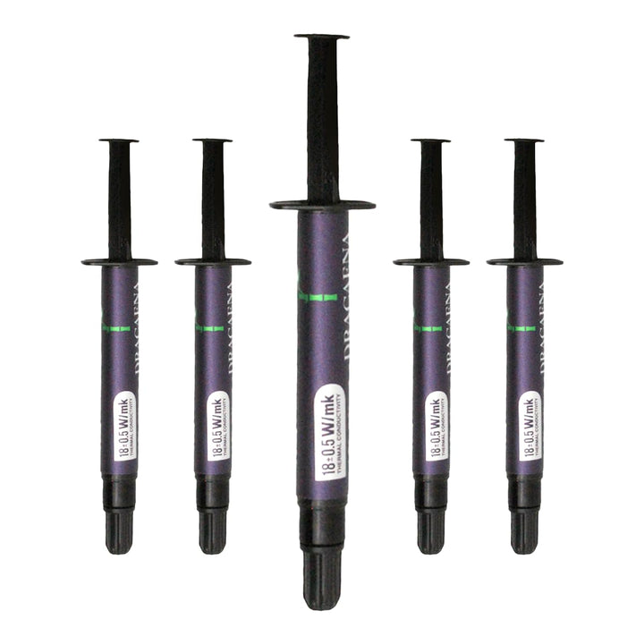 Dracaena.io 5er-Pack CTG12 Wärmeleitpaste 4g, 18 W/mK, CPU GPU 5 pcs CTG12, 5 pcs CTG12