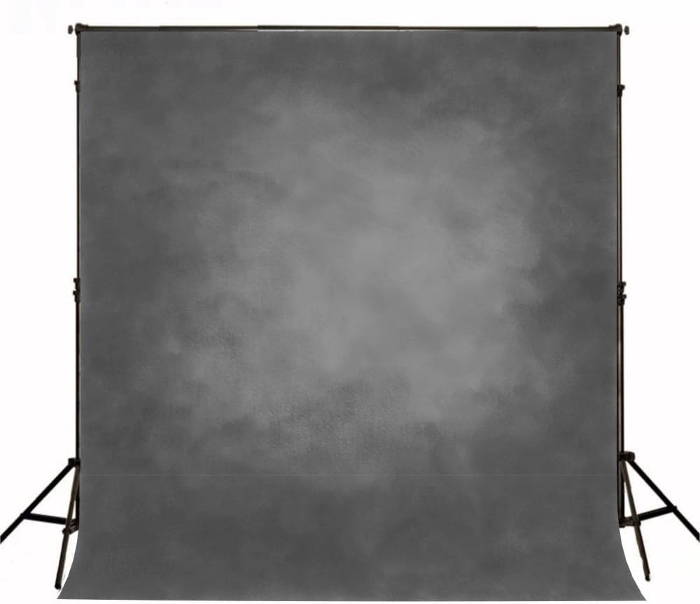Kate 2x3m Graue Steigung Textur Hintergrund Licht Schwarz Abstrakt Solid Photo Hintergrund Retro Por