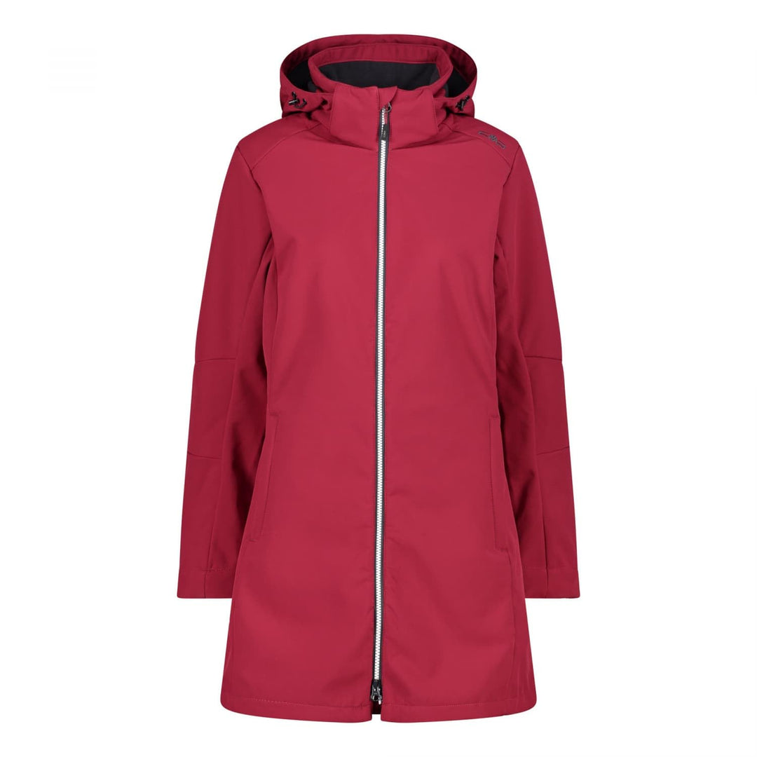 CMP Damen Damenparka mit Reissverschluss und Kapuze Softshell Parka XS Anemone, XS Anemone