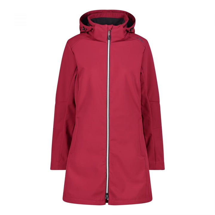 CMP Damen Damenparka mit Reissverschluss und Kapuze Softshell Parka XS Anemone, XS Anemone
