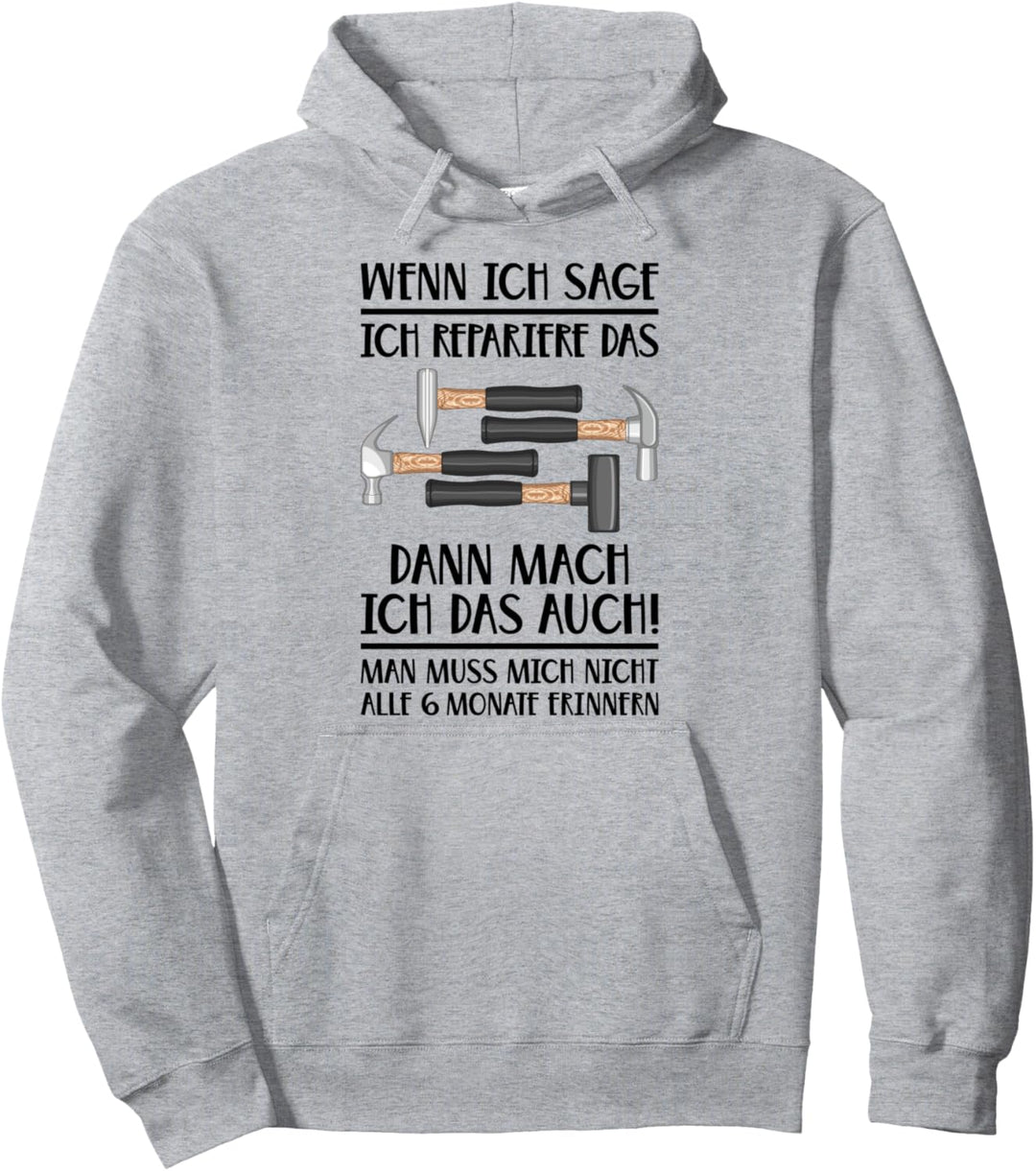 Handwerker Baustelle Bauleiter Hausmeister Meister Pullover Hoodie