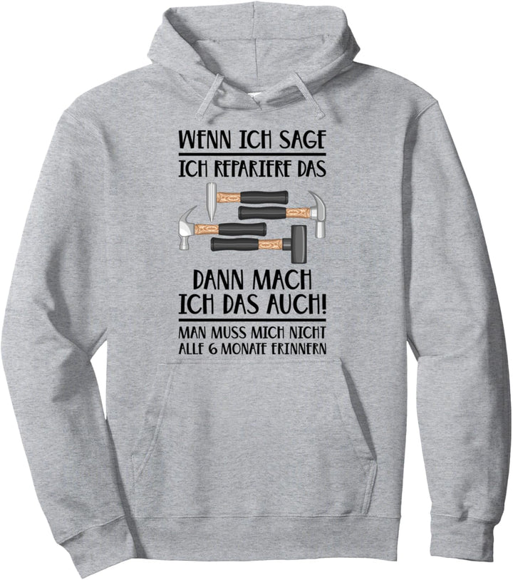 Handwerker Baustelle Bauleiter Hausmeister Meister Pullover Hoodie