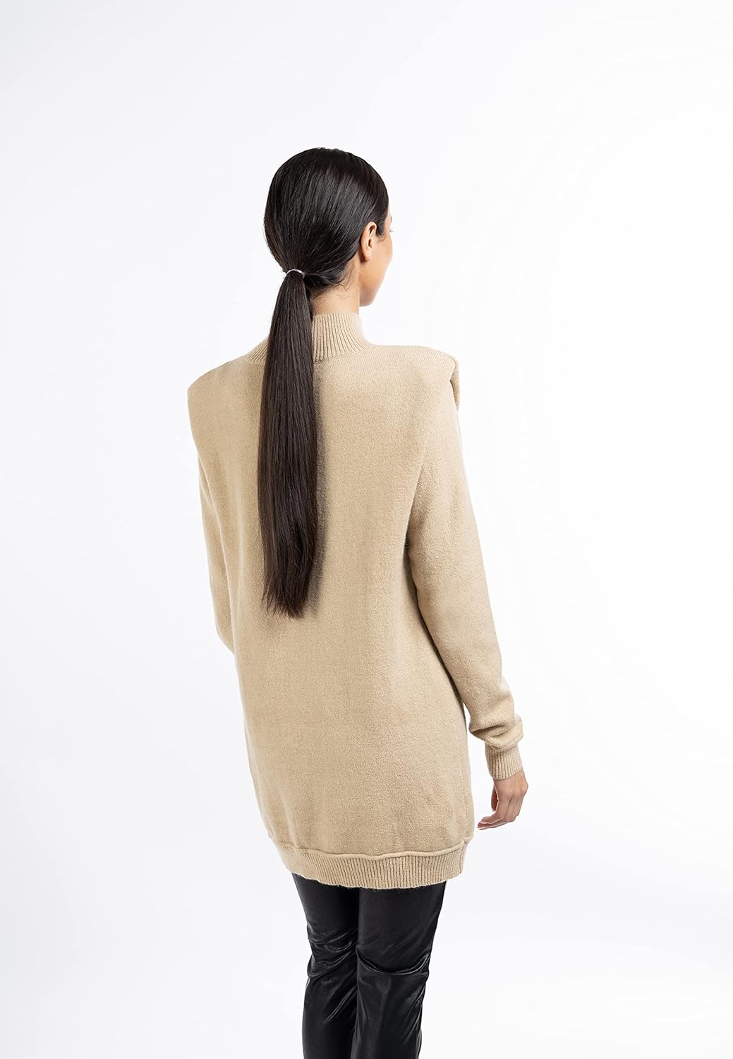 faina Damen Strickkleid tuxe M-L Beige, M-L Beige