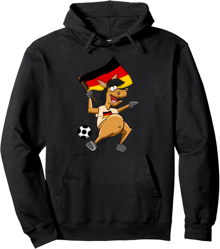 Fan Pferd Deutschland Pullover Hoodie