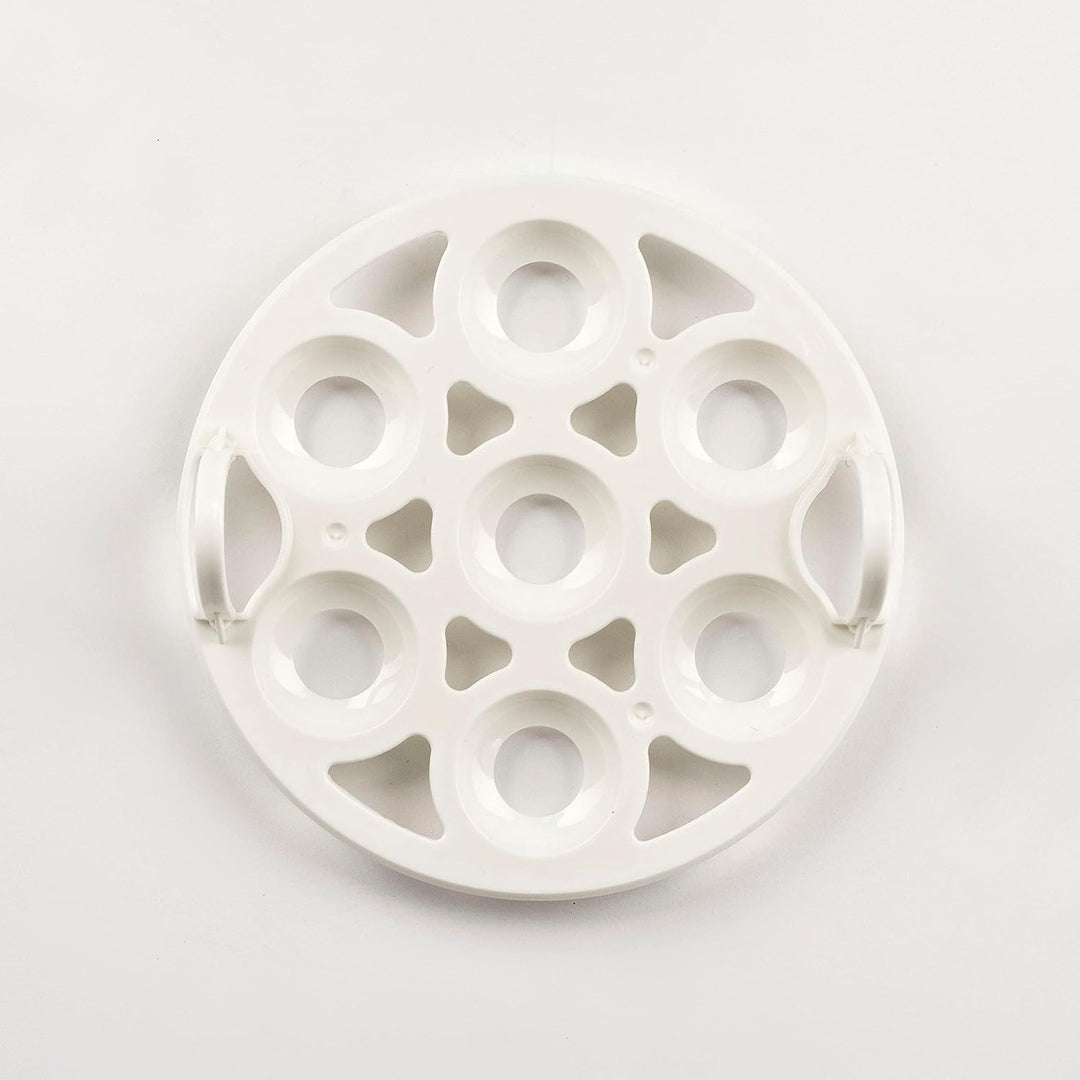Girmi CU25 Dampfkocher für bis zu 7 Eier, 360 W, Gehäuse aus Edelstahl, Zubehör für Spiegeleier und
