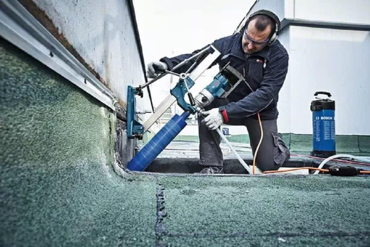 Bosch Professional Bohrständer GCR 180 (180 mm Bohr-Ø, 514 mm Bohrhub, 9,5 kg, passend für GDB 180 W