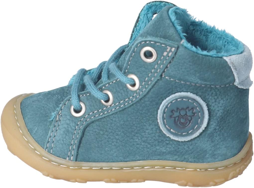 RICOSTA Mädchen und Jungen Lauflernschuhe GEORGIE, WMS:Mittel,lose Einlage 25 EU Grün 540, 25 EU Grü