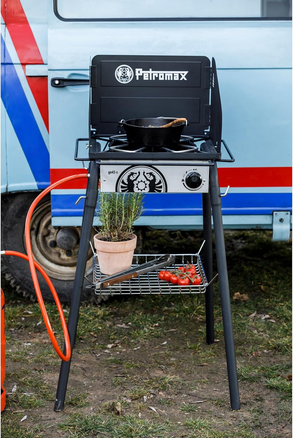 Petromax Ablagekorb tray45 für Feuertisch fe45 Ablage Korb