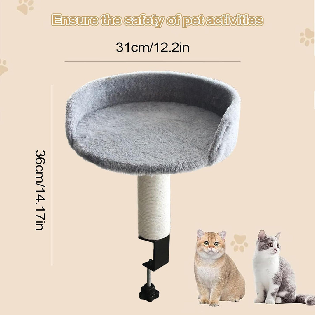 Abnehmbares Katzenbett Für Den Schreibtisch | Schreibtisch Klemme Katzenbett | Höhenverstellbare Kät
