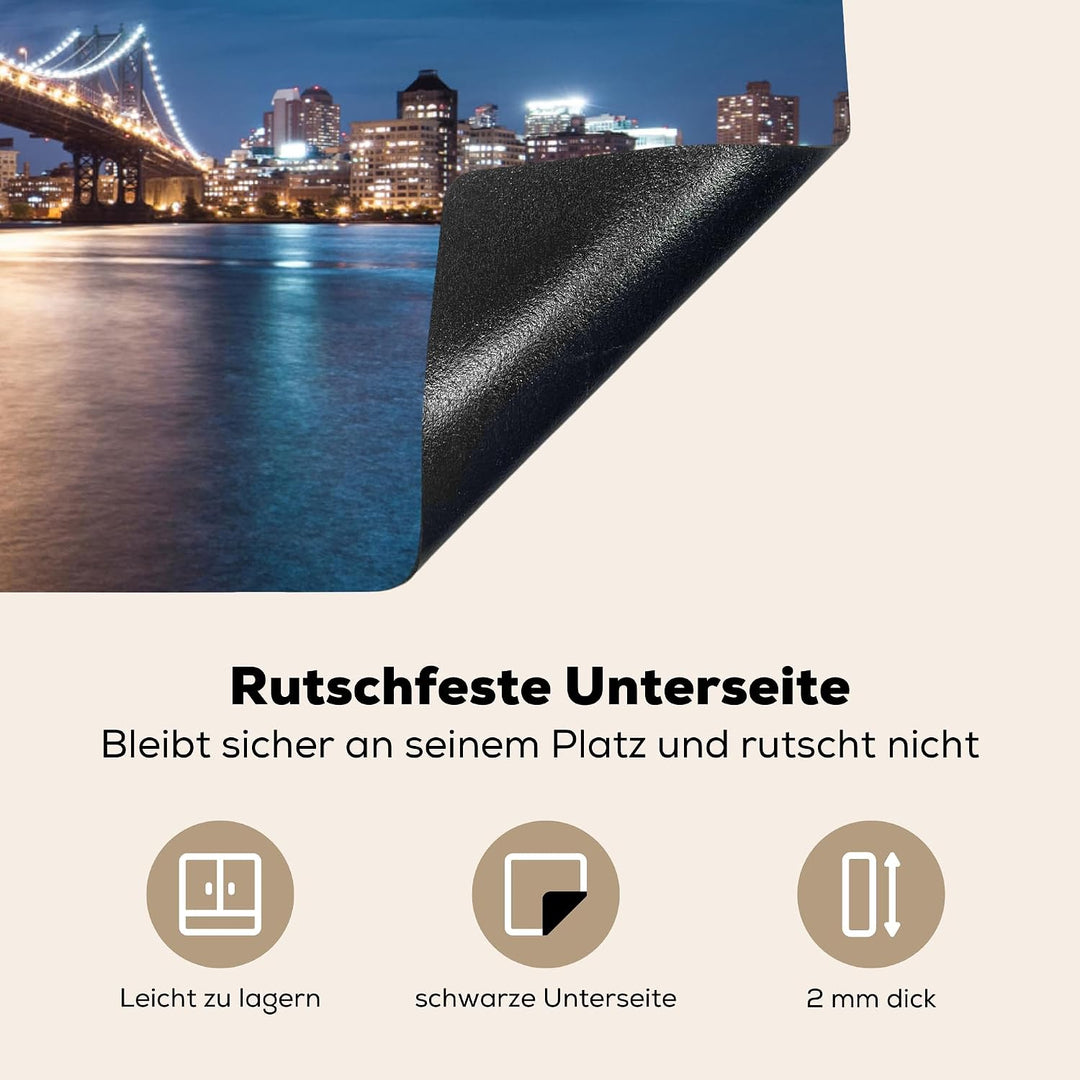 KitchenYeah© Herdabdeckplatte Einteilig Küche Herdabdeckung Induktionsfeld Ceranfeld Herdabdeckplatt