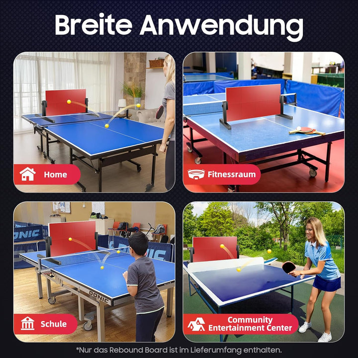 Tischtennis Rebound Board - Tischtennisplatte Sparring Return Board Indoor Returnboard Trainingsgerä