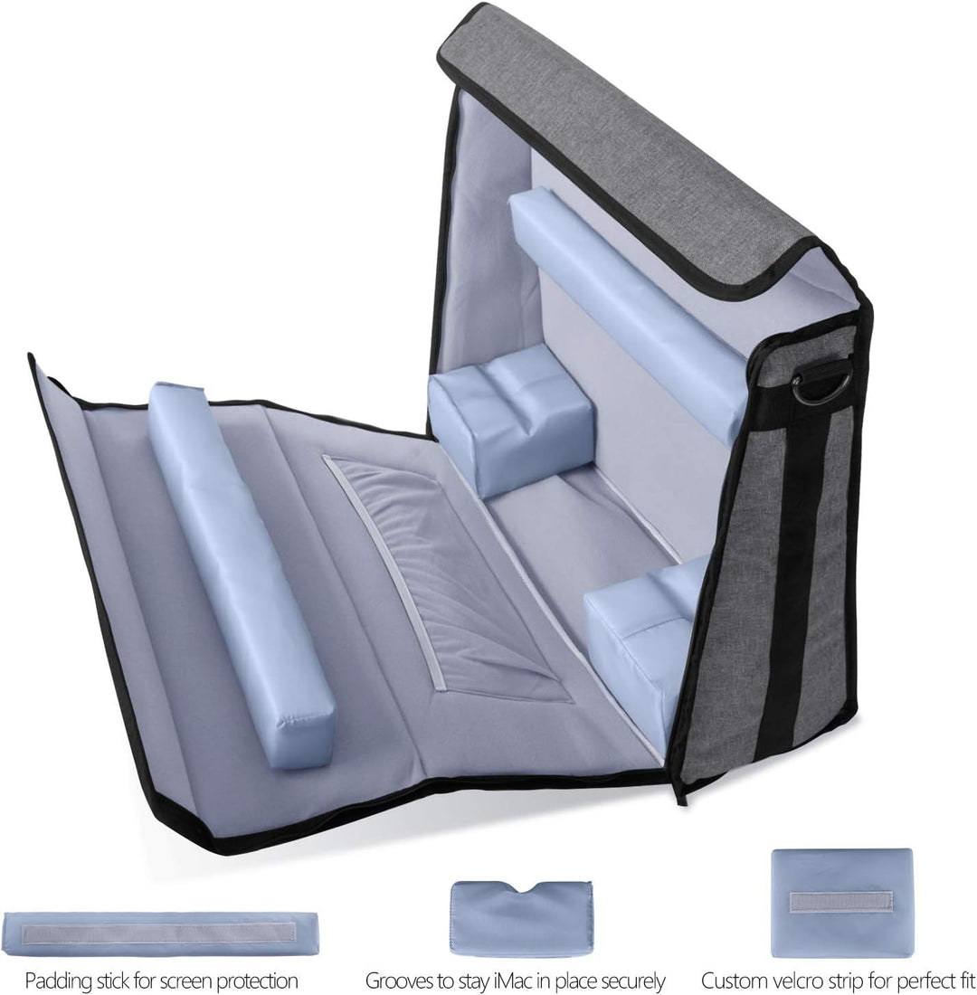 Damero Tragetasche Kompatibel mit Apple iMac 27 Zoll, Tragetasche Kompatibel mit Apple iMac 27 Zoll