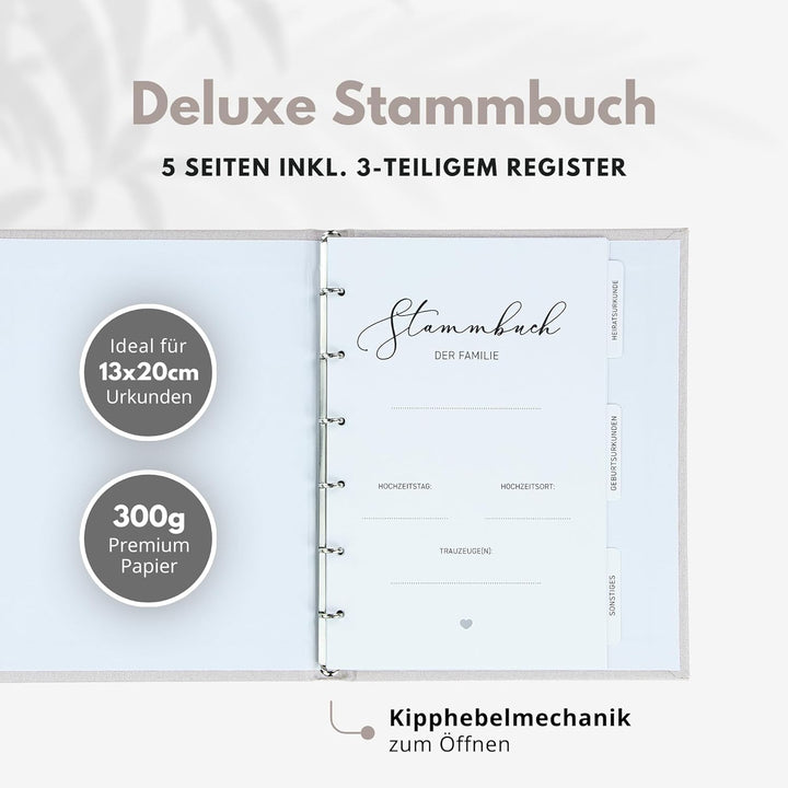 Stammbuch Hochzeit Stammbuch der Familie - Familienstammbuch Hochzeit Standesamt, Familienbuch - Del