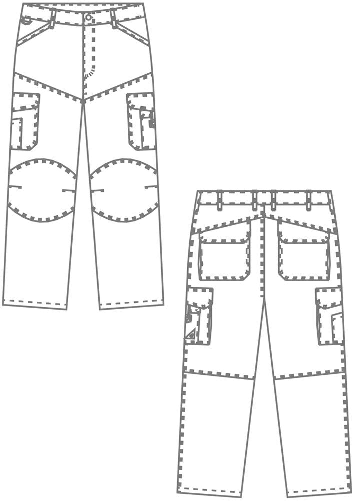 BP 1466-560-52-44 Arbeitshosen, mit Taschen, 310,00 g/m² Stoffmischung, mittelgrau ,44 44 Grau, 44 G