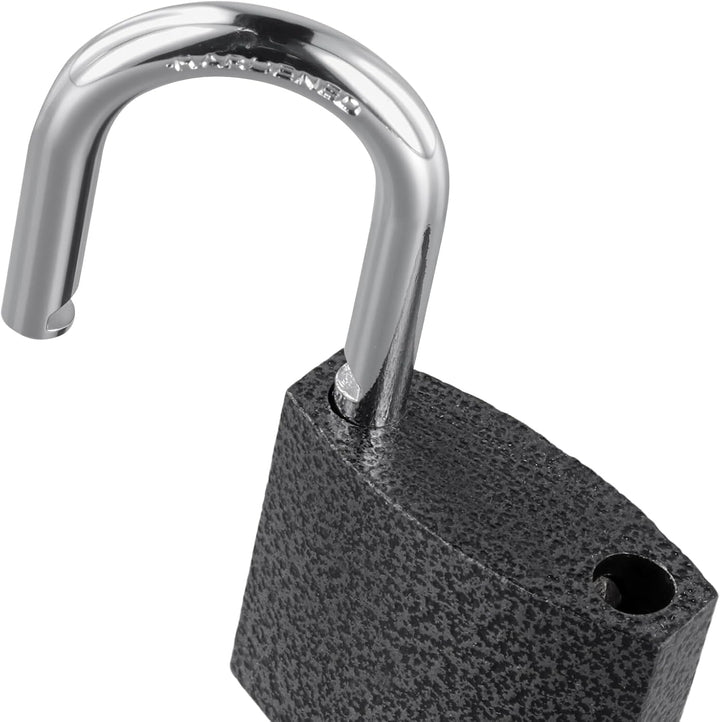 10er Set 38mm Vorhängeschlösser aus Messing, Schloss mit Schlüssel, 6mm Vorhängeschloss Klein Bügel
