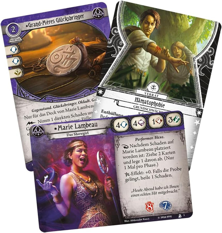 Asmodee, Arkham Horror: Das Kartenspiel – Marie Lambeau, Deutsch