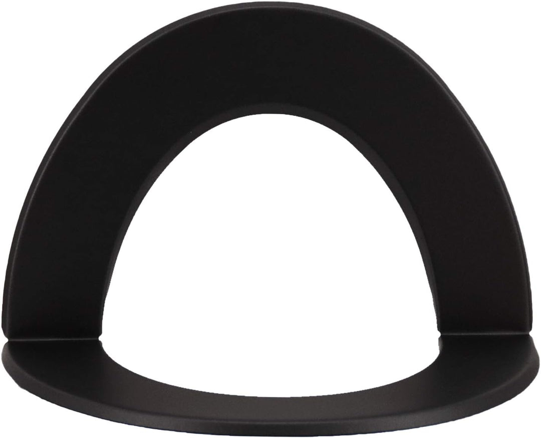 LANZZAS Ofenrohr Wandrosette für Innenecke, im Durchmesser, DN, Ø 150 mm, Farbe: schwarz-metallic -