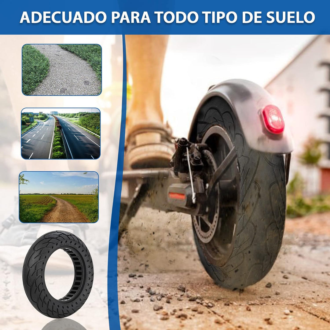 ANSENI 2 Vollreifen 10X2,5 Ersatzreifen,10 zoll e-scooter reifen für Segway Ninebot G30 Max,G30 /G30