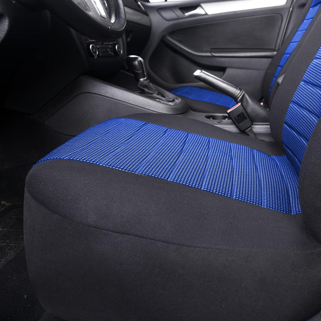 TOYOUN Autositzbezüge Vordersitze Sitzbezüge Auto Blau, Auto-Sitzschoner Schonbezüge Vordersitzbezüg