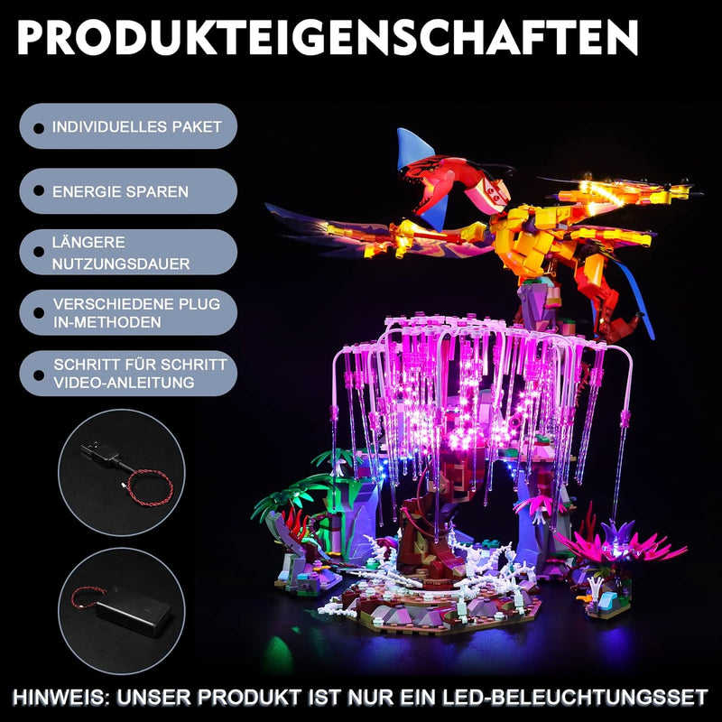 Led Licht Set für Lego 75574 Avatar Toruk Makto und der Baum der Seelen, Led Beleuchtungs Set für Le